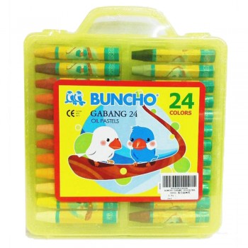 Buncho Gabang Oil Pastels - 24 Colors
