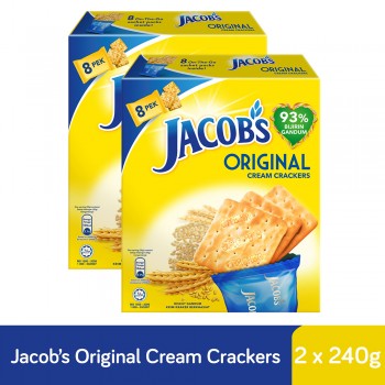 Jacob's Original Cream Crackers Multipack (240g x 2)