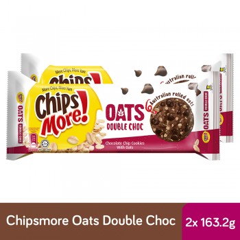 Chipsmore Oats Double Choc Cookies (163.2g x 2)