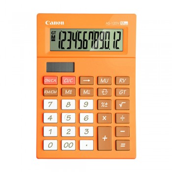Canon AS-120V-OR Arc Design 12 Digits Calculator (Orange)