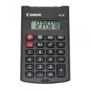 Canon AS-8 8 Digits Pocket Calculator