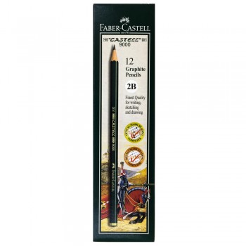 Faber Castell Graphite Pencil Castell 9000 2B (12 pcs)