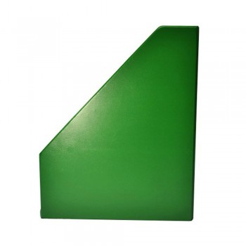 4" PVC Magazine Box File - Green