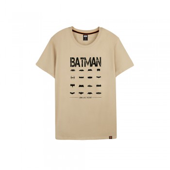 Batman Series: Batman Logo Tee (Khaki, Size XL)