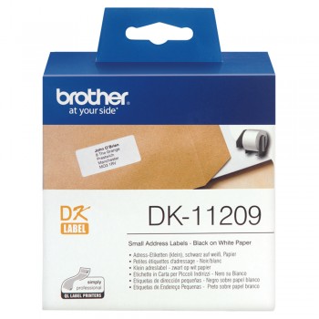 Brother DK11209 Small Address Label 29mm x 62mm
