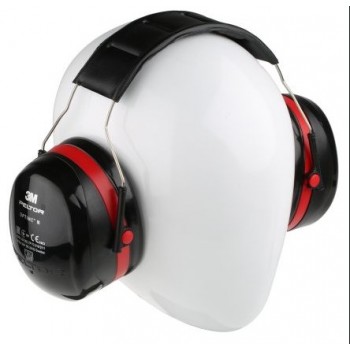 3M PELTOR Optime III Ear Defender with Headband, 35dB, Red
