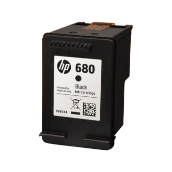 HP 680 Black Original Ink Advantage Cartridge (F6V27AA)